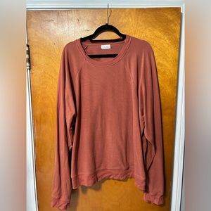 Pink Lilly Velour Sweatshirt